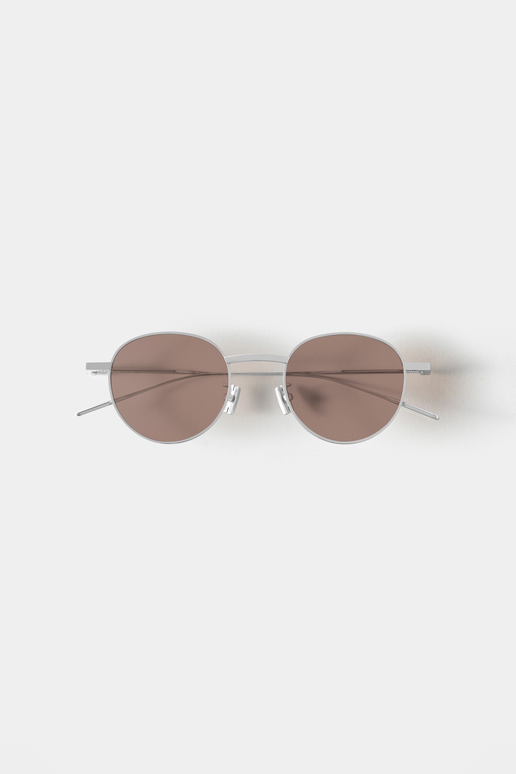 THE RULER 03 SUNGLASSES - Silver - Brown