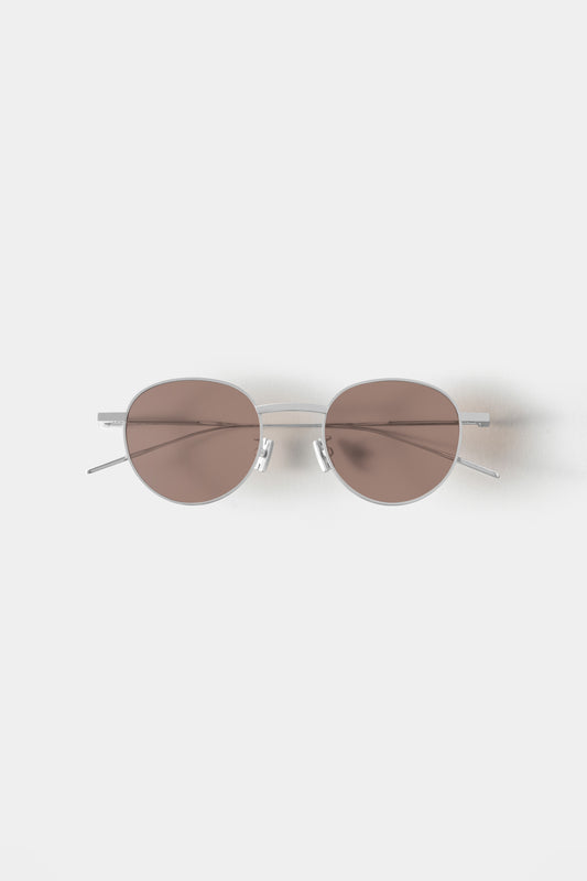 THE RULER 03 SUNGLASSES - Silver - Brown