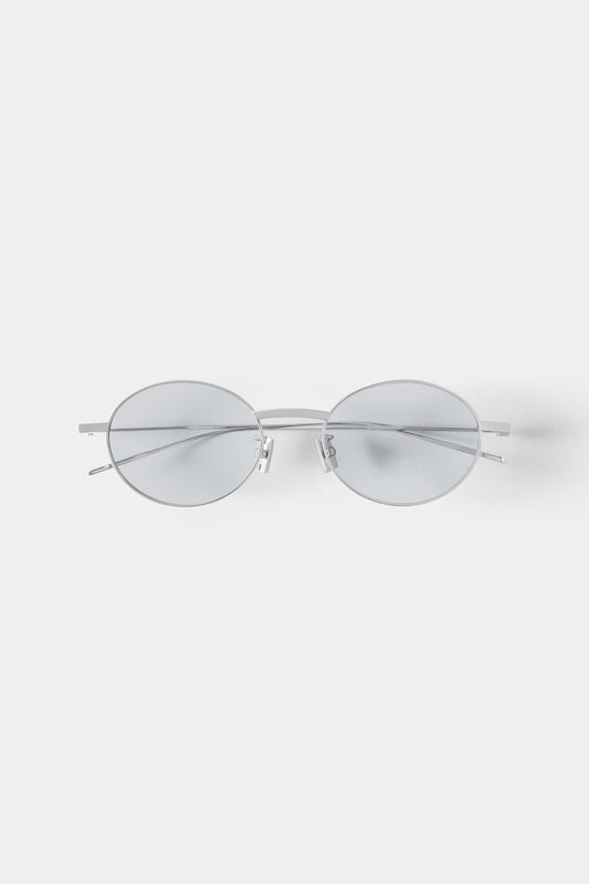 THE RULER 02 SUNGLASSES - Silver - Tinted Blue