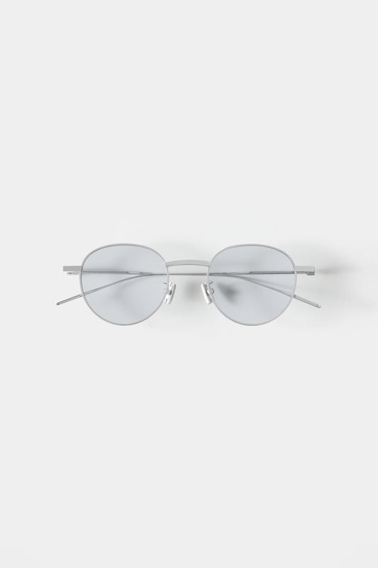 THE RULER 03 SUNGLASSES - Silver - Tinted Blue