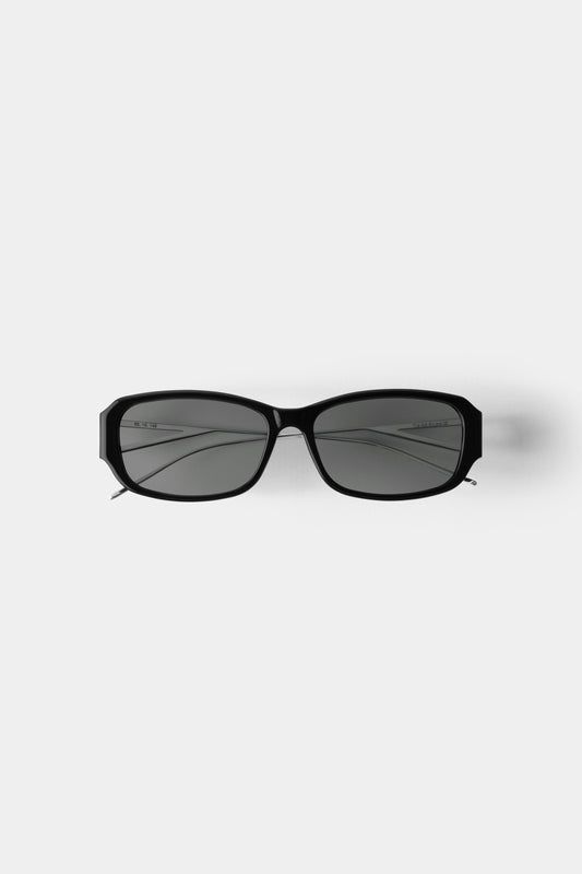 THE SET SQUARE 02 SUNGLASSES - Black - Black