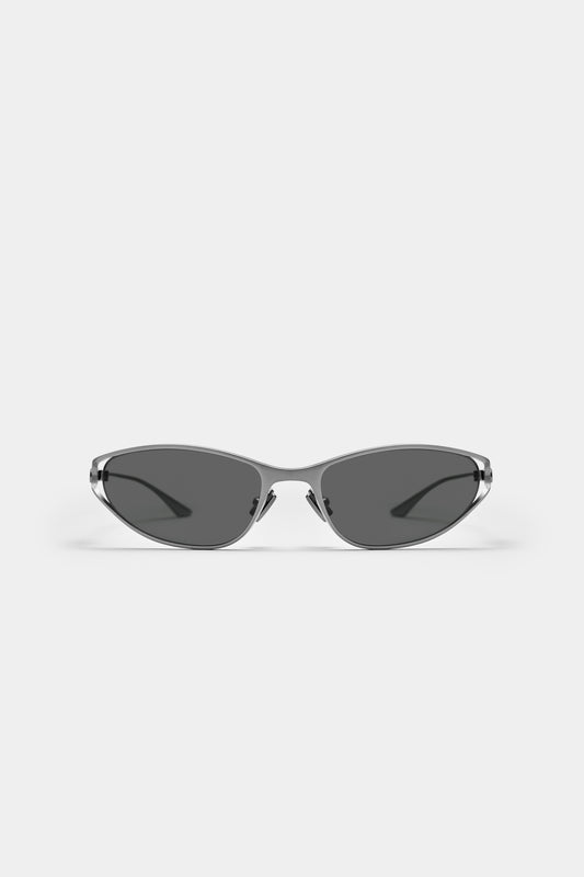 THE PAPER CLIP 01 SUNGLASSES - Gunmetal - Black