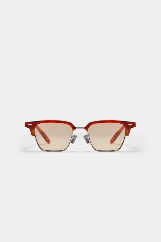 THE RULER 01 SUNGLASSES - Havana - Orange