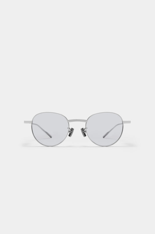 THE RULER 03 SUNGLASSES - Silver - Tinted Blue