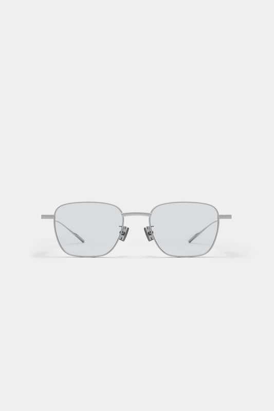 THE RULER 04 SUNGLASSES - Silver - Tinted Blue