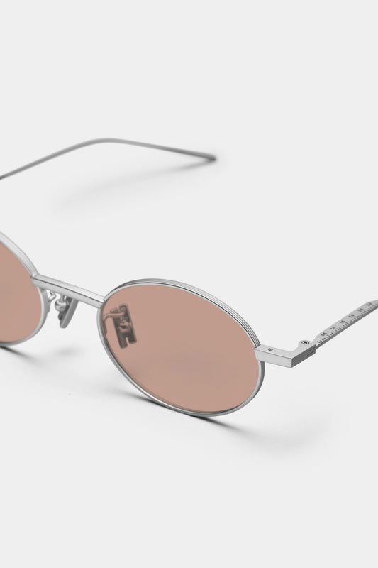 THE RULER 02 SUNGLASSES - Silver - Brown
