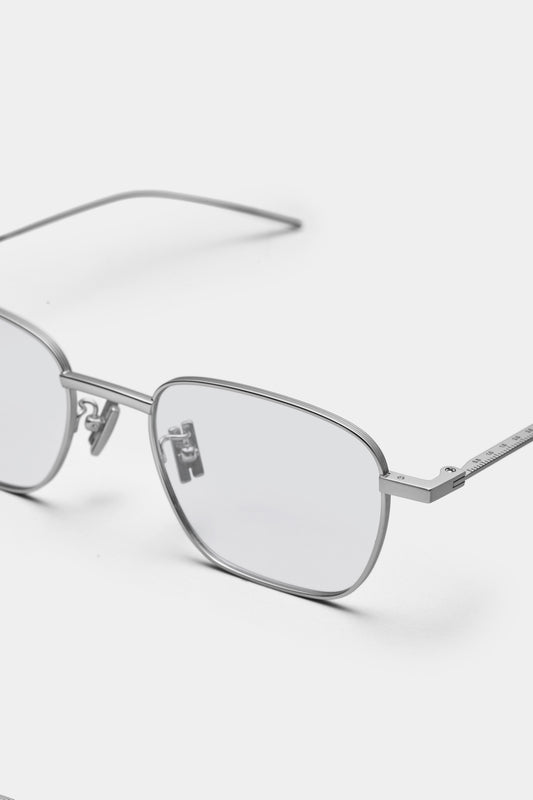 THE RULER 04 SUNGLASSES - Silver - Tinted Blue