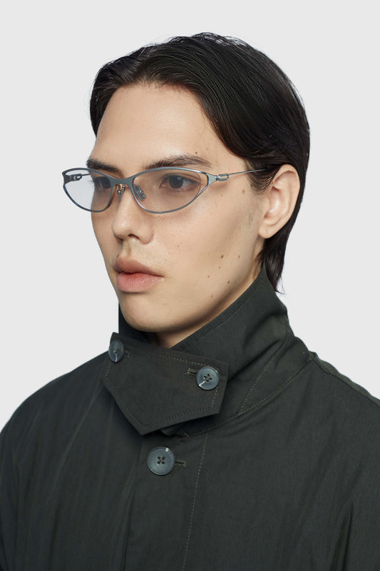 THE PAPER CLIP 01 SUNGLASSES - Silver - Grey