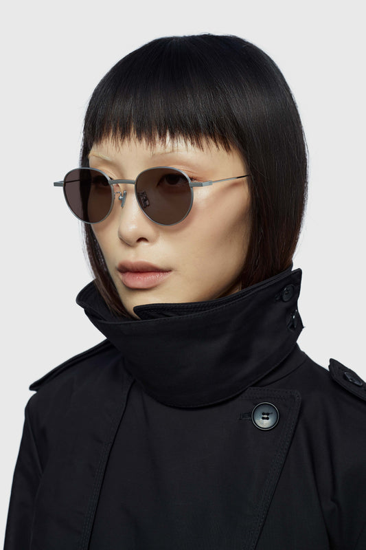 THE RULER 03 SUNGLASSES - Silver - Brown