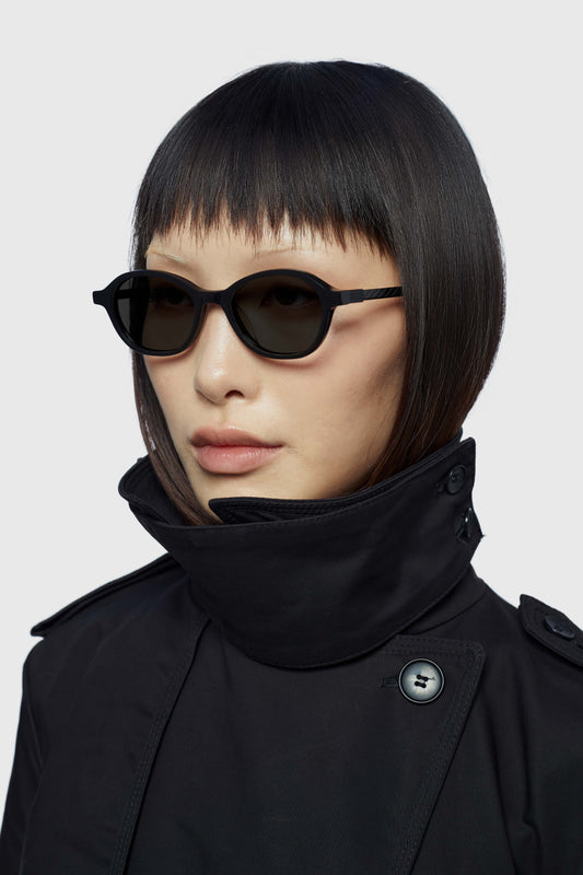 THE PAPER KNIFE 02 SUNGLASSES - Black - Black