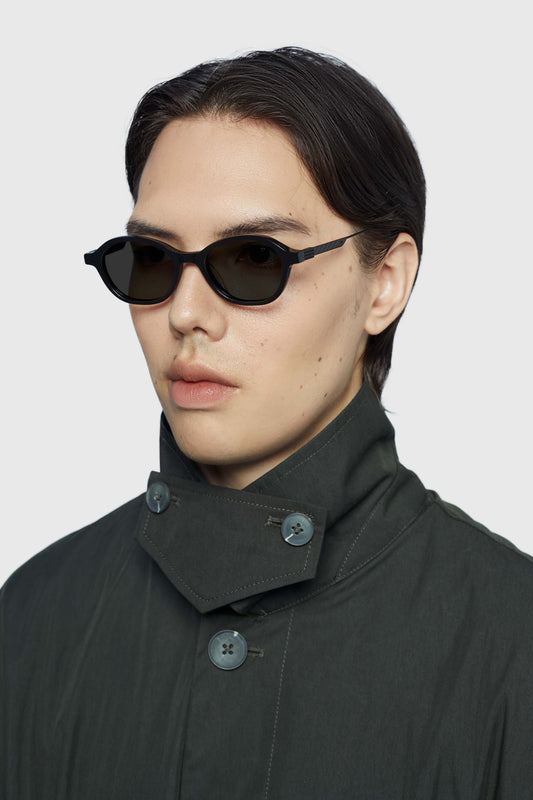 THE PAPER KNIFE 02 SUNGLASSES - Black - Black