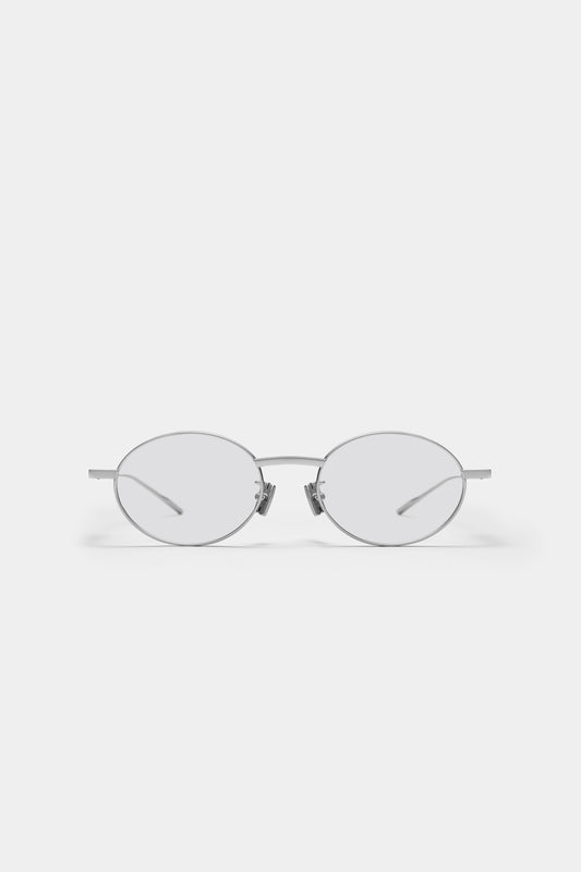 THE RULER 02 SUNGLASSES - Silver - Tinted Blue
