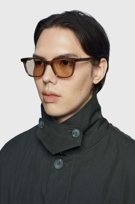 THE RULER 06 SUNGLASSES - Brown - Orange
