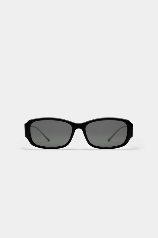 THE SET SQUARE 02 SUNGLASSES - Black - Black