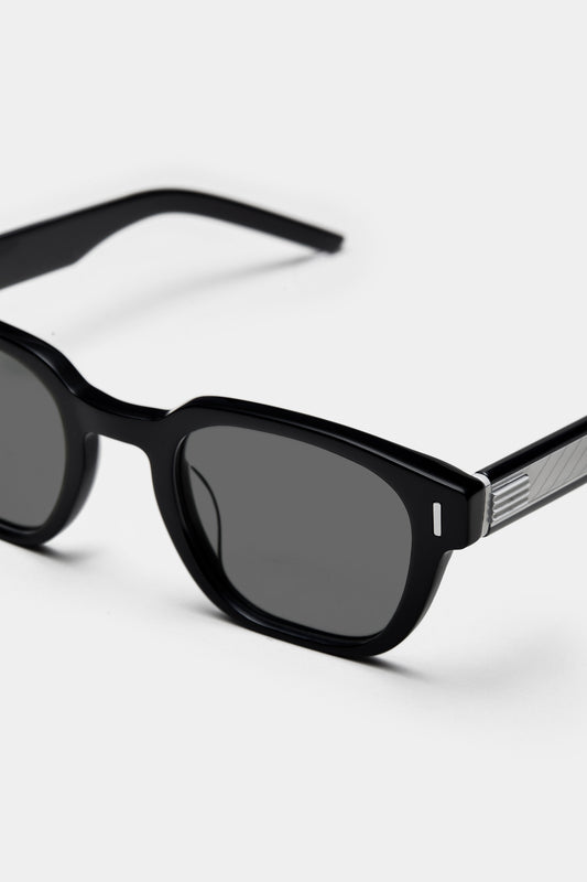 THE PAPER KNIFE 01 SUNGLASSES - Black - Black