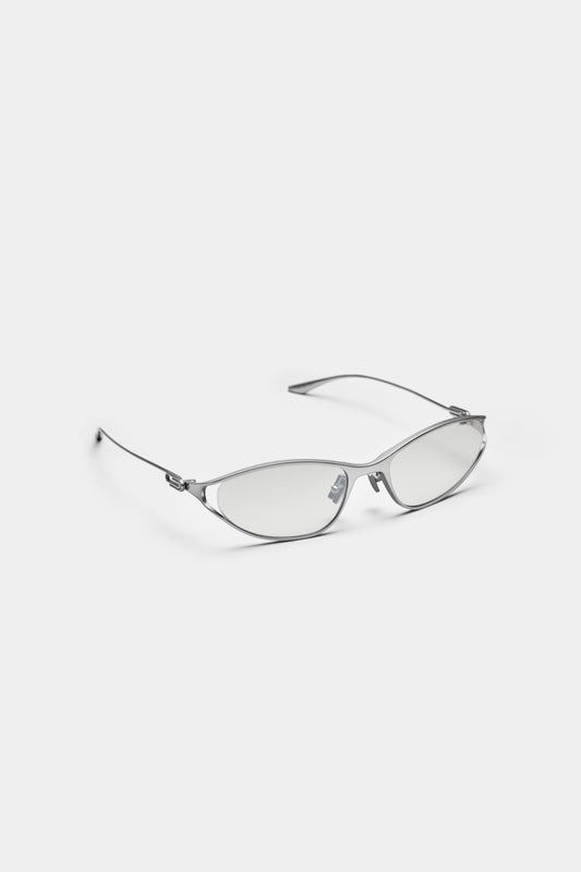 THE PAPER CLIP 01 SUNGLASSES - Silver - Grey