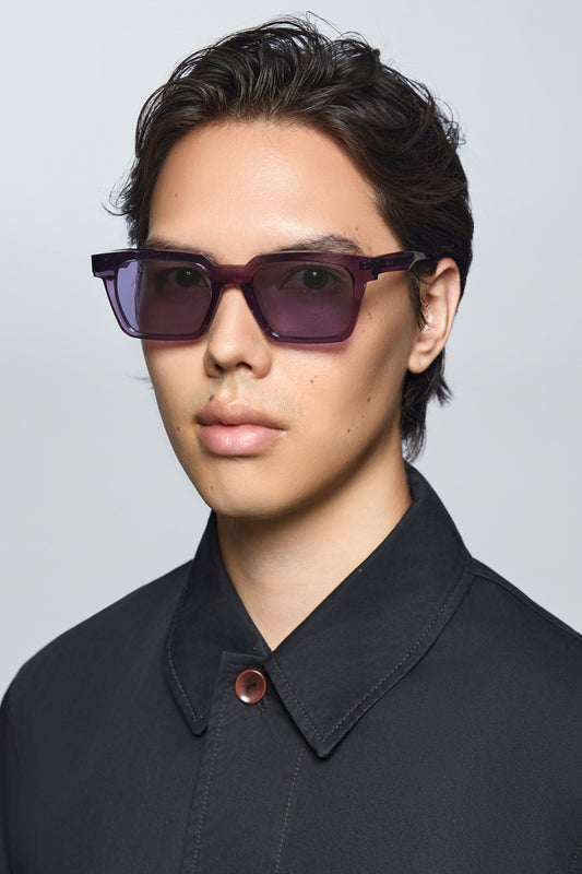 THE VERTEBRA 01 SUNGLASSES - Purple - Purple