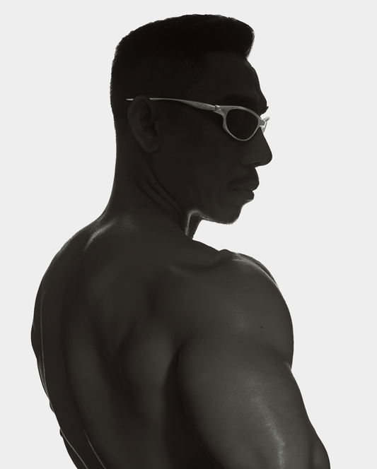 THE ATHLETES 01 SUNGLASSES - Silver - Black