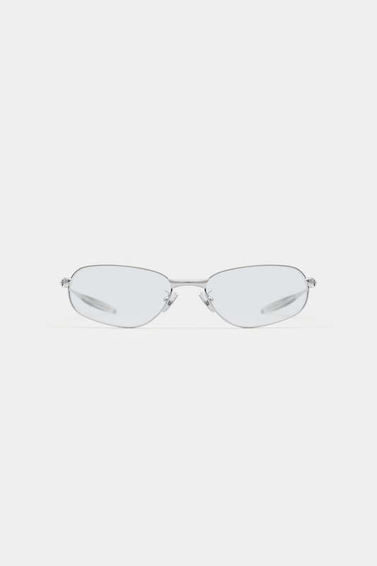 THE ATHLETES 03 SUNGLASSES - Silver - Tinted Blue