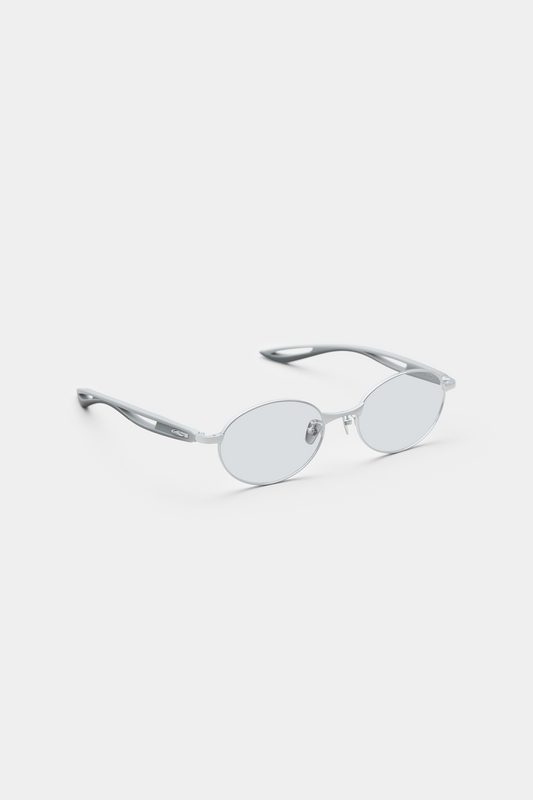 THE ATHLETES 07 SUNGLASSES - Silver - Tinted Blue