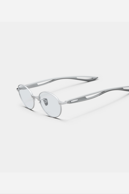 THE ATHLETES 07 SUNGLASSES - Silver - Tinted Blue