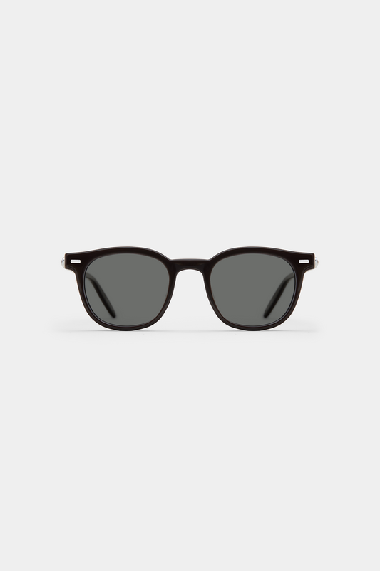 THE ATHLETES 12 SUNGLASSES - Solid Brown - Black